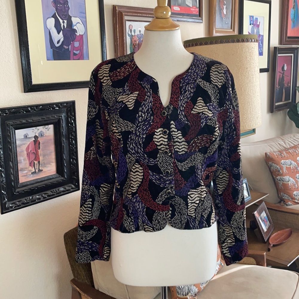 1980s Vintage Velvet Jacket